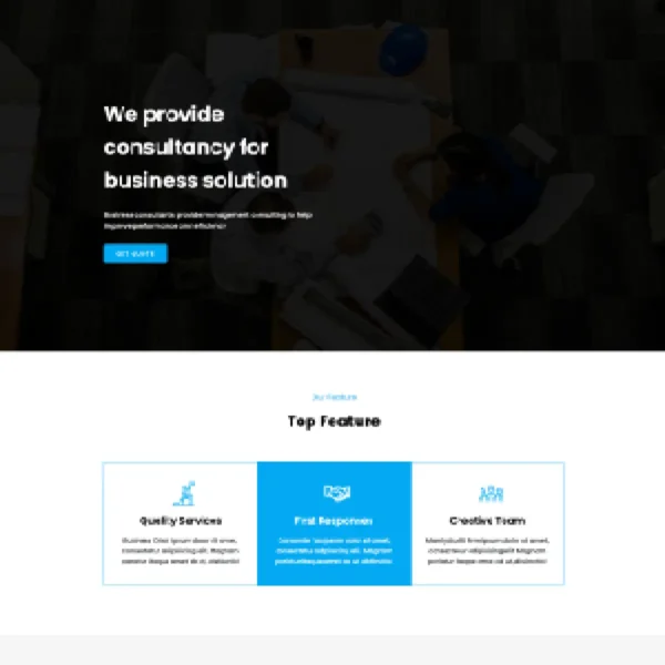 Mentor Website Template