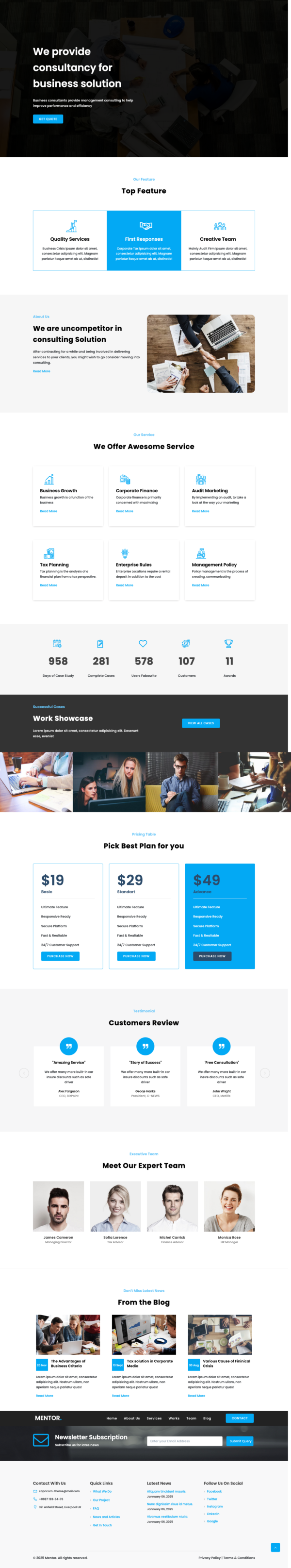 Mentor Website Template - Image 2